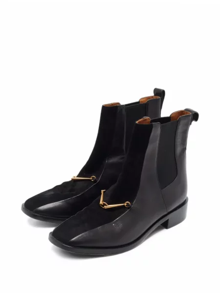 Μπότες chelsea Tory Burch σουέντ μαύρο