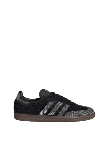 ADIDAS ORIGINALS Nízke tenisky Samba / strieborná čierna