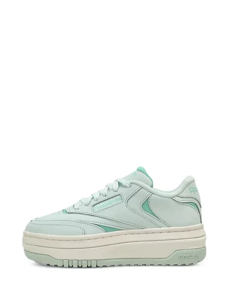 Sneakerși Reebok din piele verde