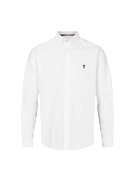 U.S. POLO ASSN. Cămașă UMARMIN' alb