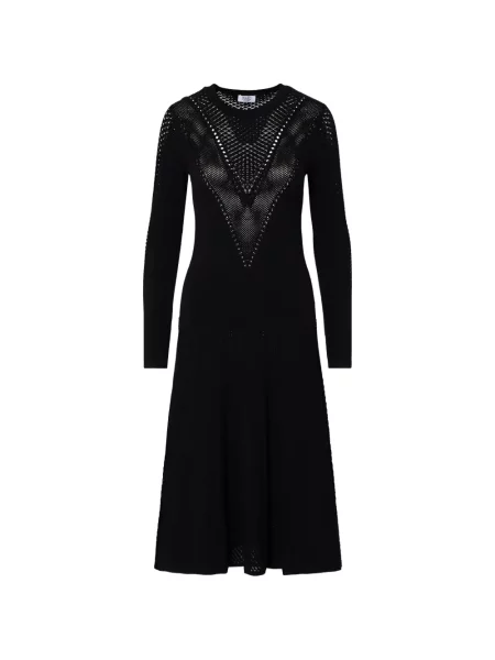 Rochie midi Liu Jo tricotate negru