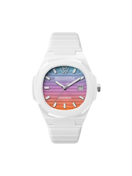 Watchpeople Analogové hodinky Function watch bílá