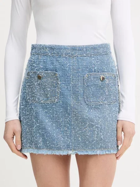 Guess fustă jeans JULIETTE albastru