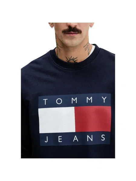 Mikina Tommy Hilfiger modrá
