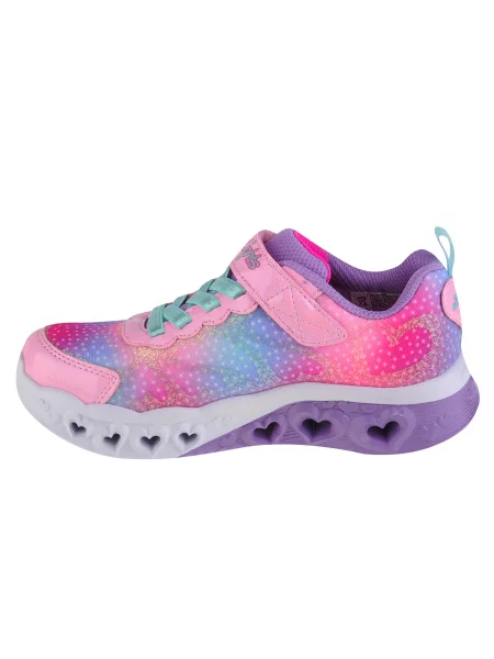 Buty sportowe Sneakersy dziewczęce Flutter Heart Lights różowe