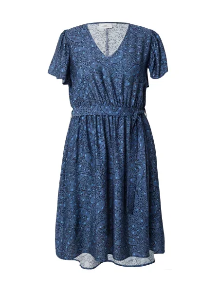 ONLY Carmakoma Obleka CARCarrie mornarska / svetlo / temno modra