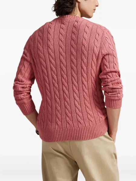 Плисирана шапка с козирки Polo Ralph Lauren на райета кепър синьо