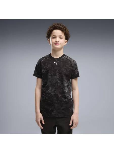 Młodzieżowa koszulka PUMA Sport Camo PUMA czarna