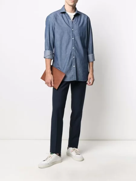 Pantaloni Incotex albastru