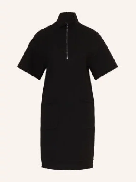 Max Mara Tweedové Šaty Savana černá