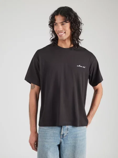 JACK & JONES Tričko JCOETERNA vodová / čierna biela