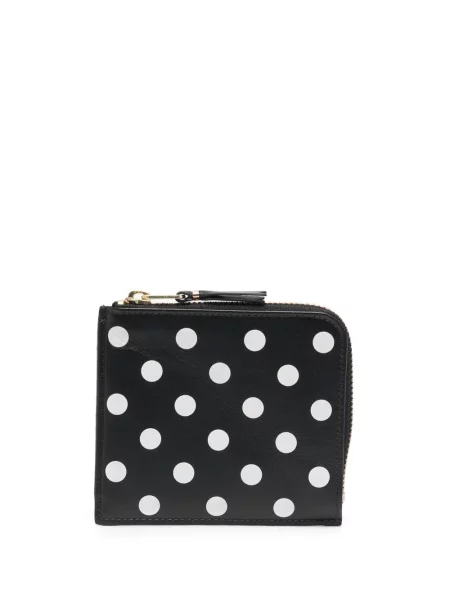 Portofel Comme Des Garçons Wallet cu buline negru