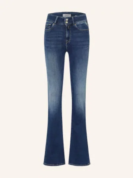 Replay Jeansy Flared New Luz blau niebieskie
