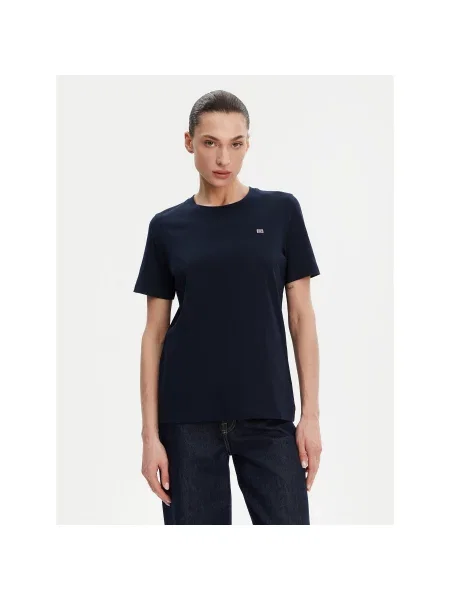 Tommy Hilfiger Marškinėliai Tamsiai Regular Fit mėlyna