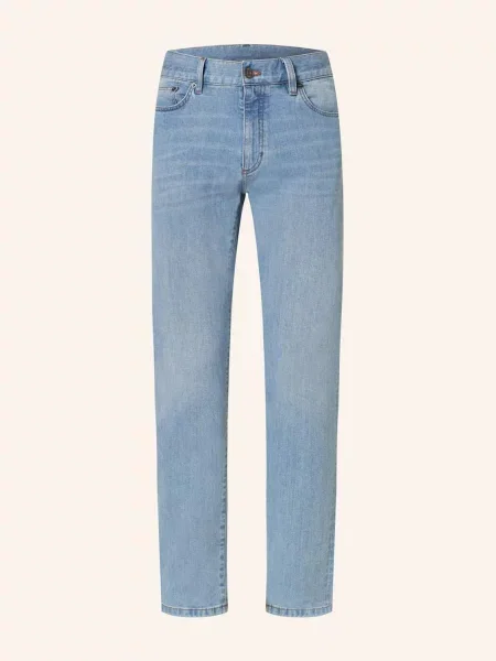 Zegna Džíny Roccia Slim Fit bright blue modré