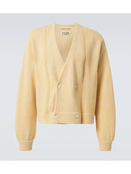 Cardigan Bode galben