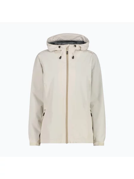 Női esőkabát CMP Fix Hood vanilla. Méret: bézs