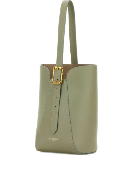 Geantă bucket J&m Davidson din piele cu cataramă verde
