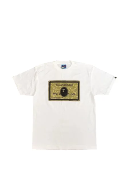 Tricou A Bathing Ape® cu imagine alb