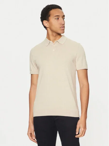 Selected Homme Tricou polo bej