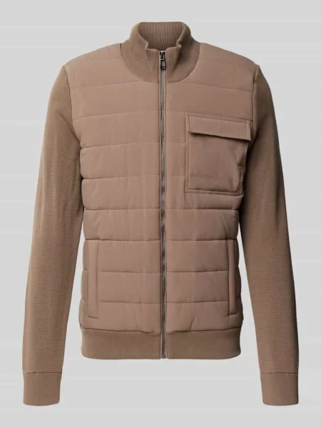Kardigan rozpinany z pikowanym przodem Joop! Collection beżowy