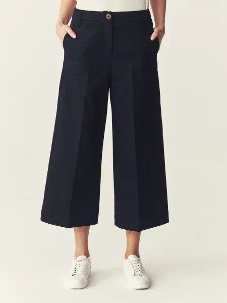TATUUM Pantaloni cu dungă Nako bleumarin