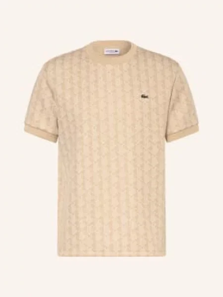 Lacoste Tričko / krémová béžová