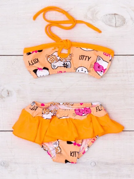 Дитячий Купальник Носи своє помаранчевий