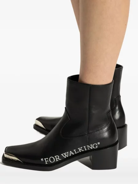 Členkové čižmy Off-white biela