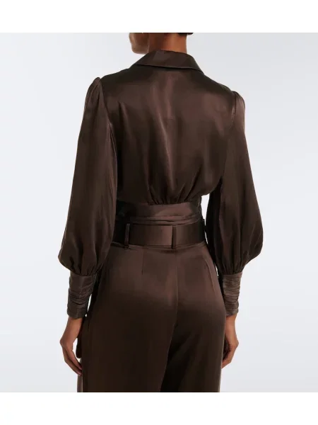 Top Zimmermann din satin plic maro