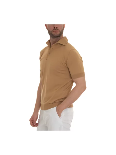Koszulka polo Hindustrie beżowa