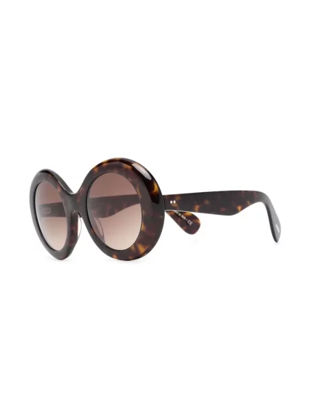 Saulės akiniai Oliver Peoples ruda