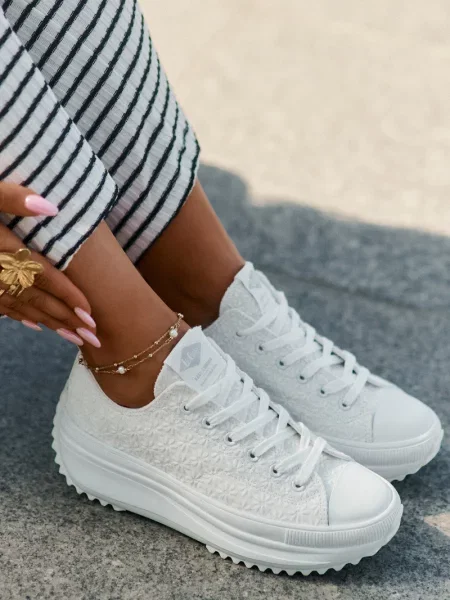 Кецове Lee Cooper бродирани на платформе