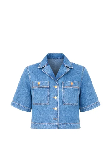 Koszula dżinsowa Officine Generale niebieska