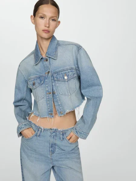 MANGO Amaia Джинсова куртка Джинс 