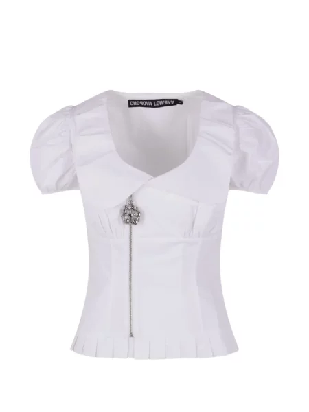 Bluzka Chopova Lowena plisowana biała