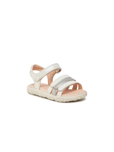 Basutės Geox J Sandal Haiti Girl M balta