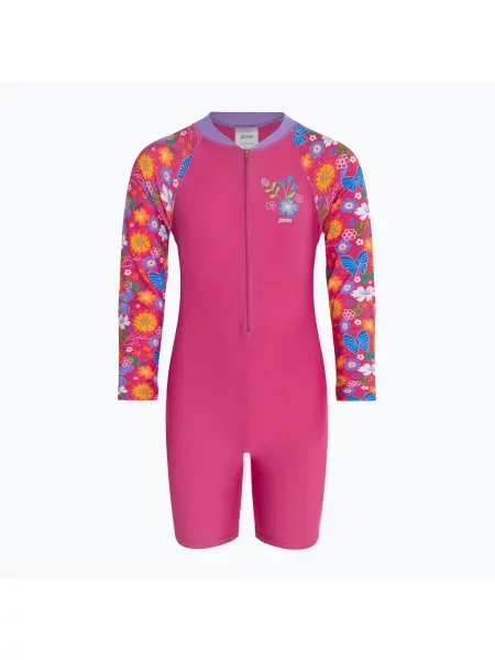 Детски гащеризон UPF Zoggs Sizzle All In One sizzle print розово
