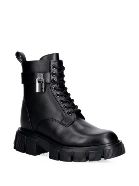 Botine Love Moschino chunky negru