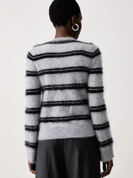 Zadig&Voltaire sweter kaszmirowy MANDALA szary