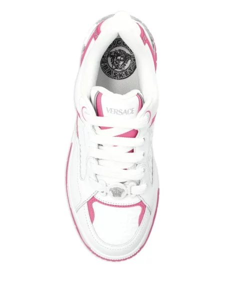 Sneakerși Versace din piele alb