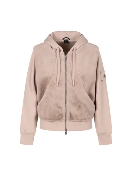 Bluza z kapturem Moose Knuckles różowa