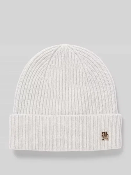 Tommy Hilfiger czapka kaszmirowa szary