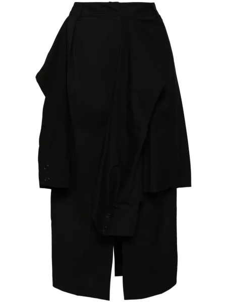 Spódnica midi Goen.j do kolan czarna