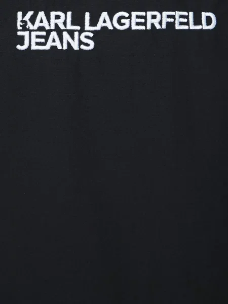 Джинсовая рубашка Karl Lagerfeld Jeans черная