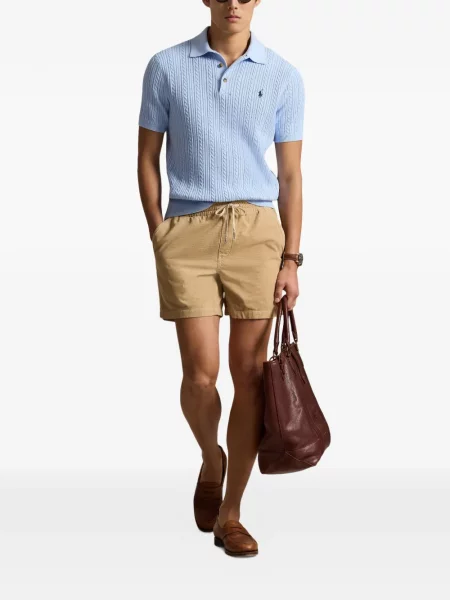 Gulerat șosete Polo Ralph Lauren de lână cu dungi negru