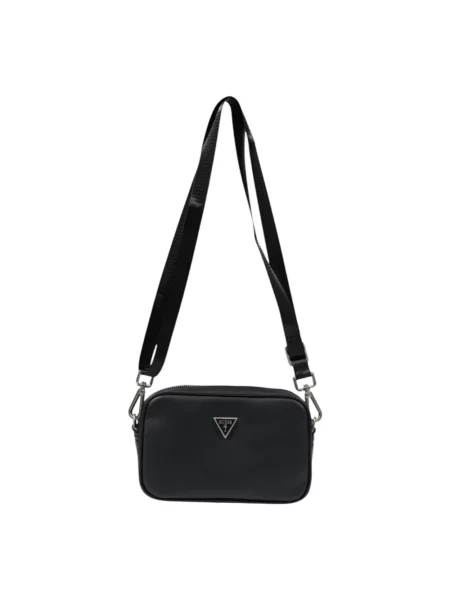 Mała mały torebka crossbody Guess elegancka czarna