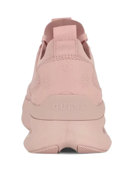 Kötött éksarkú sneaker Guess rózsaszín
