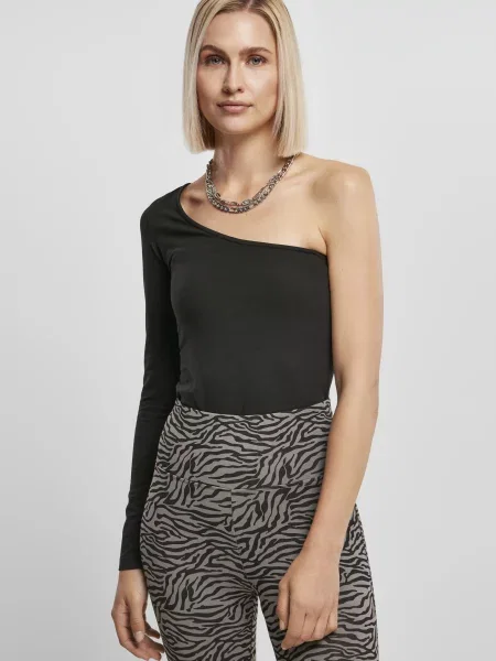 Asimetrični bodi Urban Classics crna