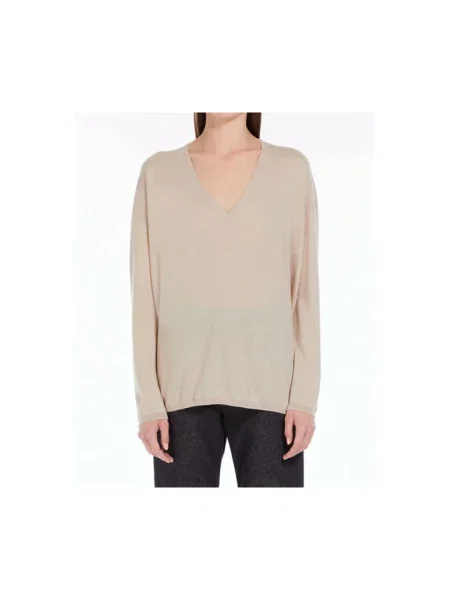Sweter Max Mara beżowy